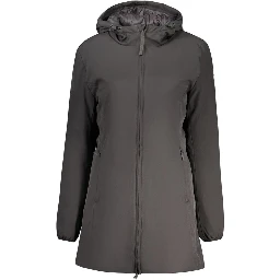 Black Polyester Women's Jacket