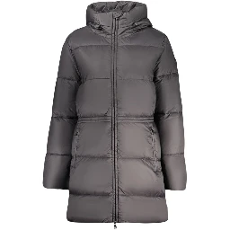 Black Polyester Women's Jacket