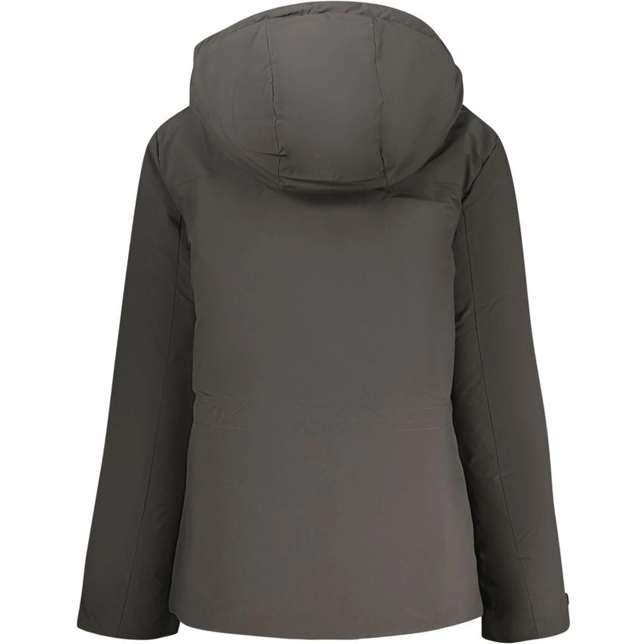 Black Polyester Women Jacket