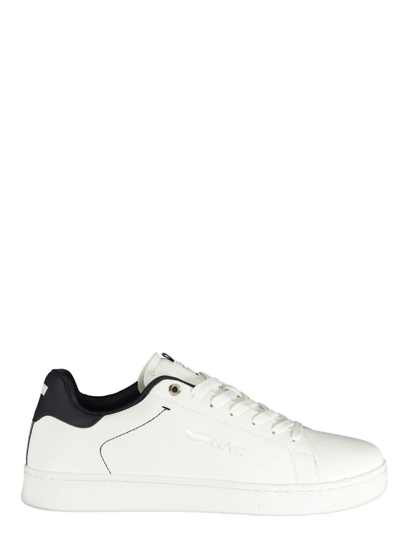 White Polyurethane Men's Sneaker