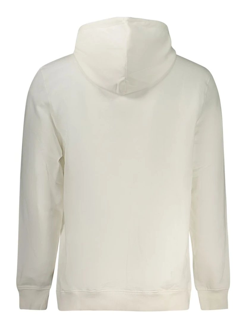 White Cotton Men's Hoodie
