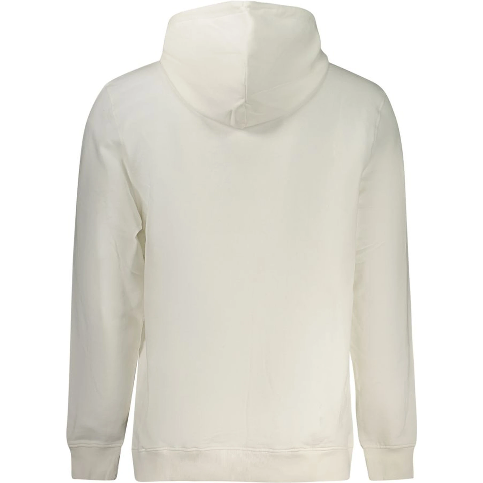 White Cotton Men's Hoodie