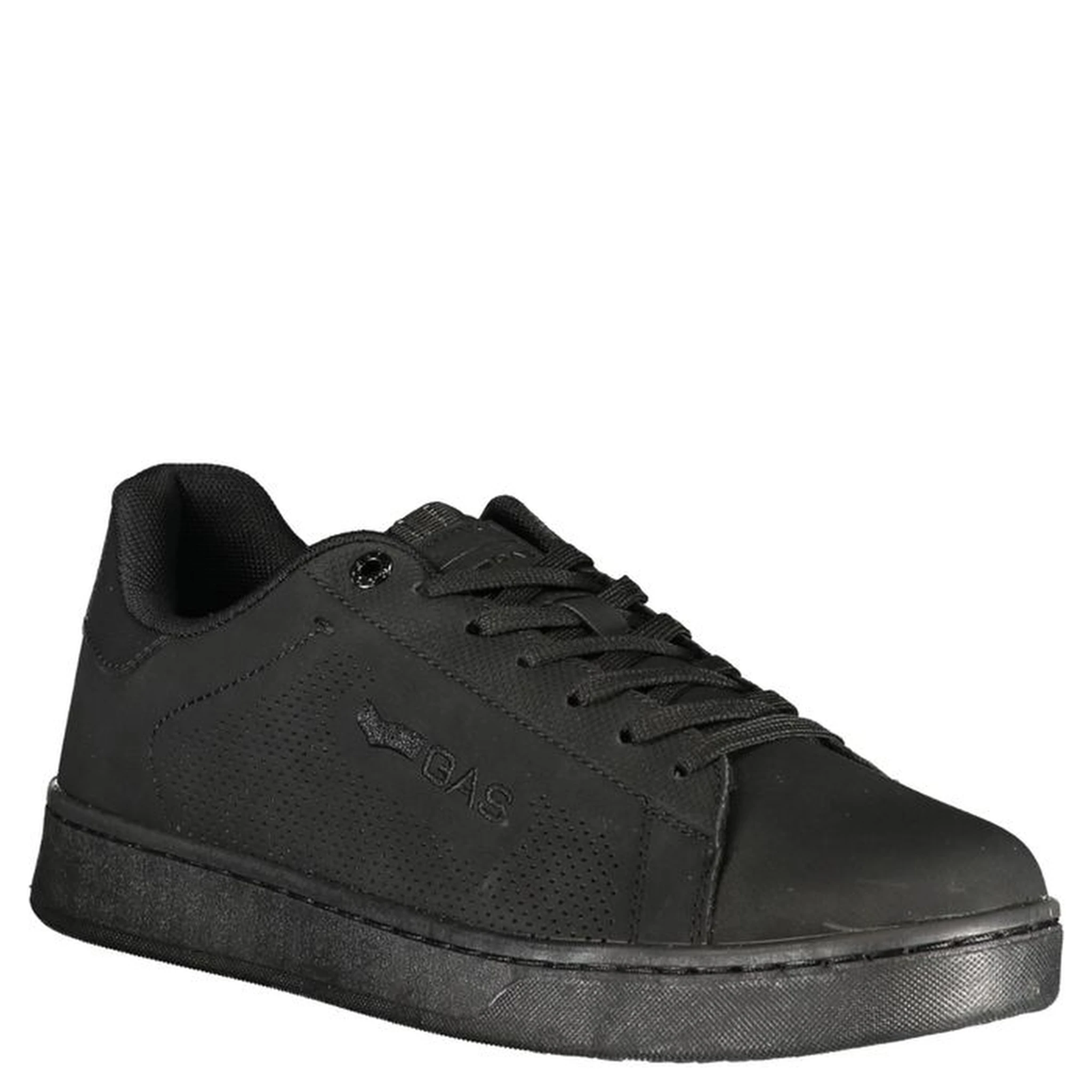 Black Polyurethane Men Sneaker