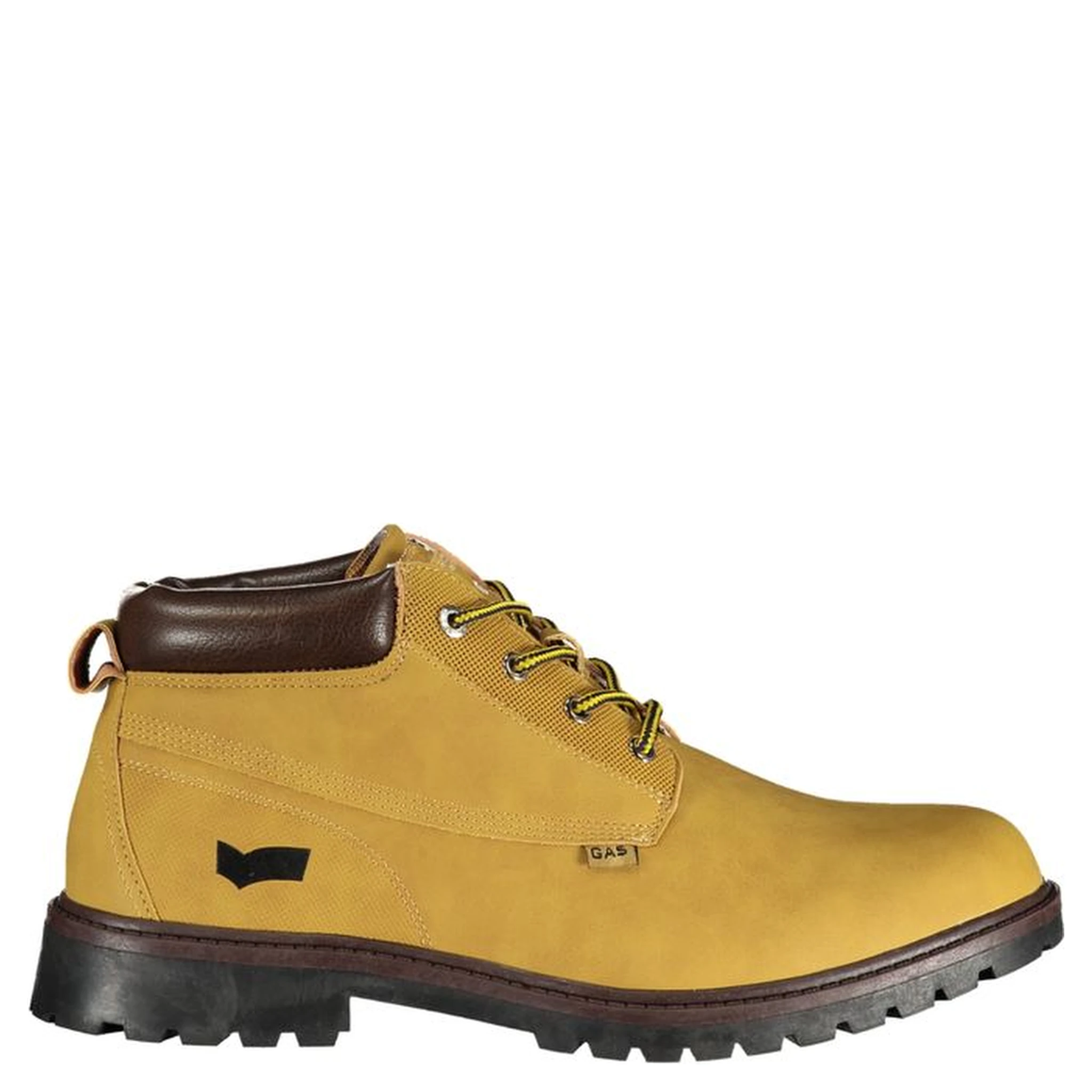 Beige Polyurethane Men's Ankle Boot