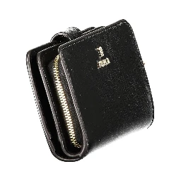 Black Leather Women Wallet