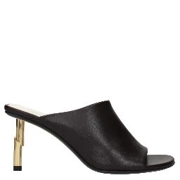 Black Leather Pumps