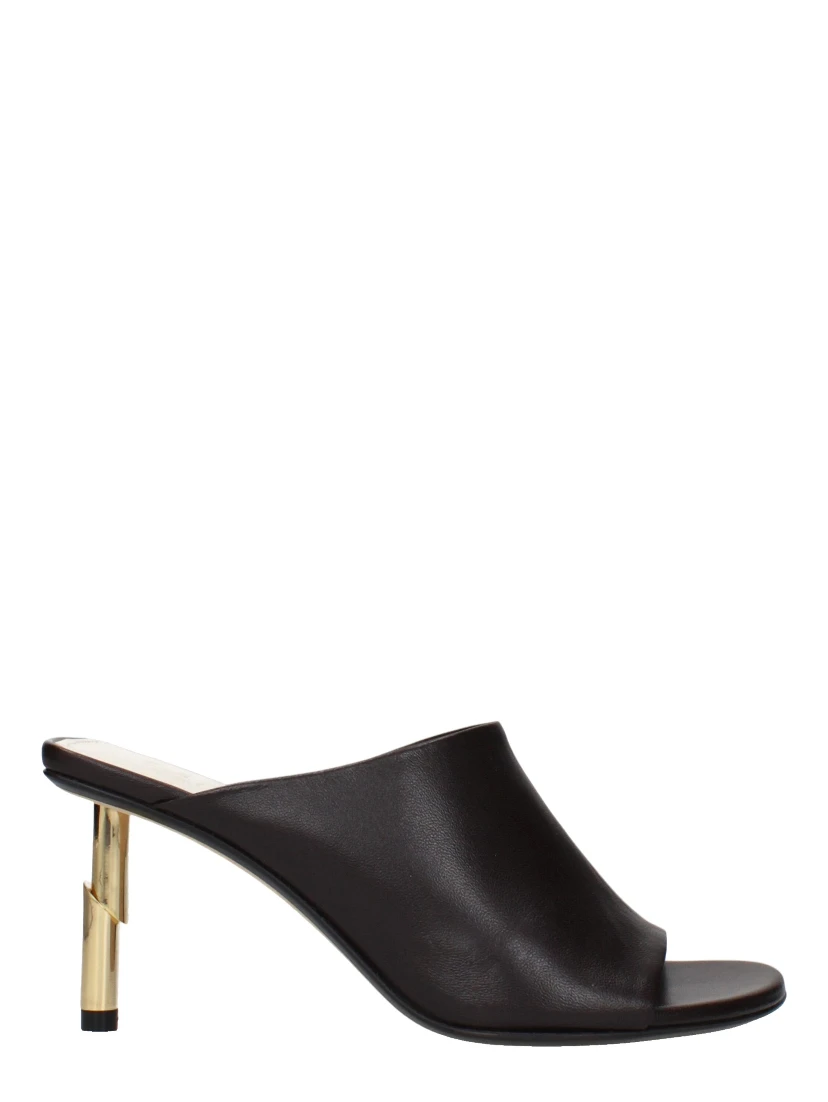 Black Leather Pumps