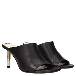 Black Leather Pumps