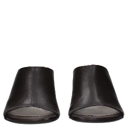 Black Leather Pumps