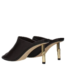 Black Leather Pumps
