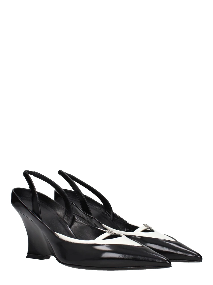 Black Leather Wedge Sandals alternative