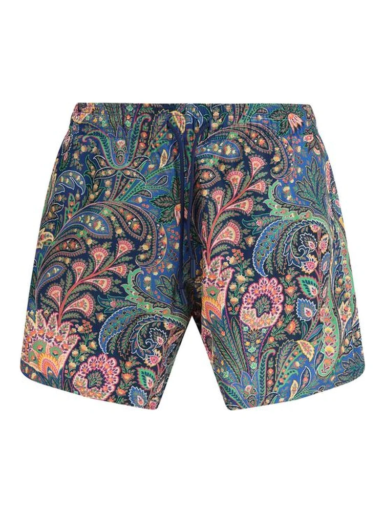 Multicolor Polyester Short And Mini Shorts