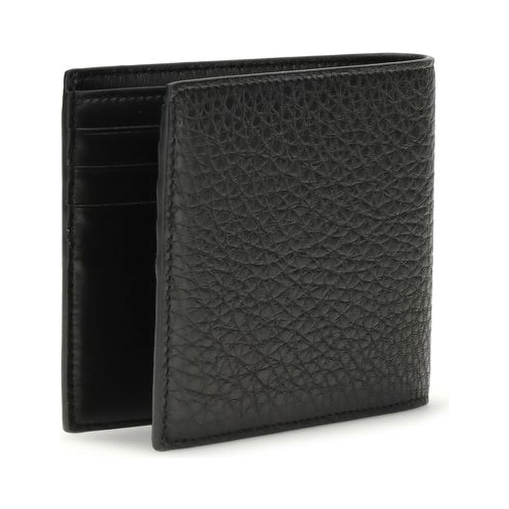 Black Calf Leather Bos Taurus Wallet