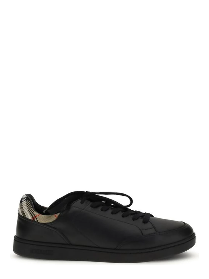 Black Calf Leather Bos Taurus Low Top Sneakers