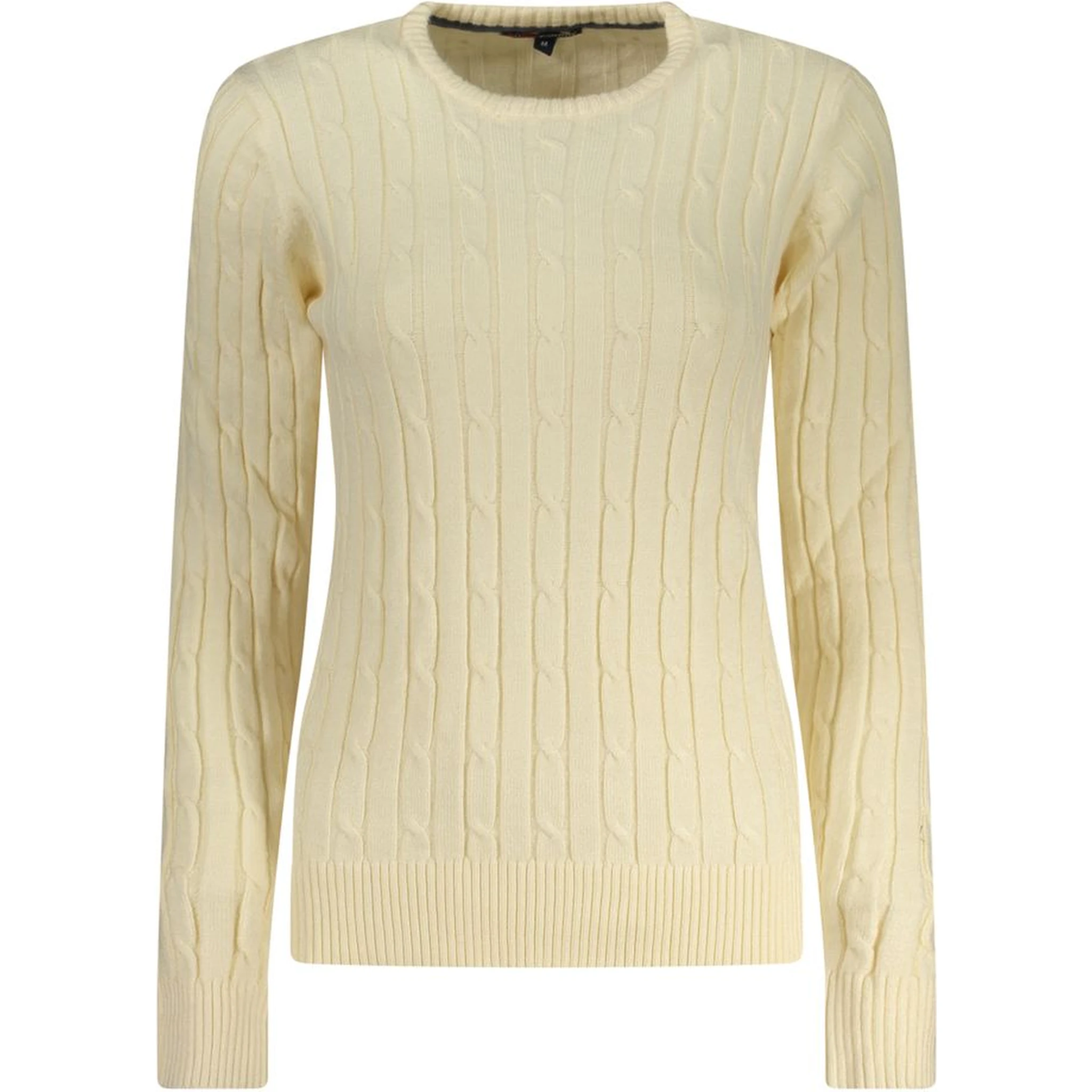 Bianco Viscosa Donna Maglia