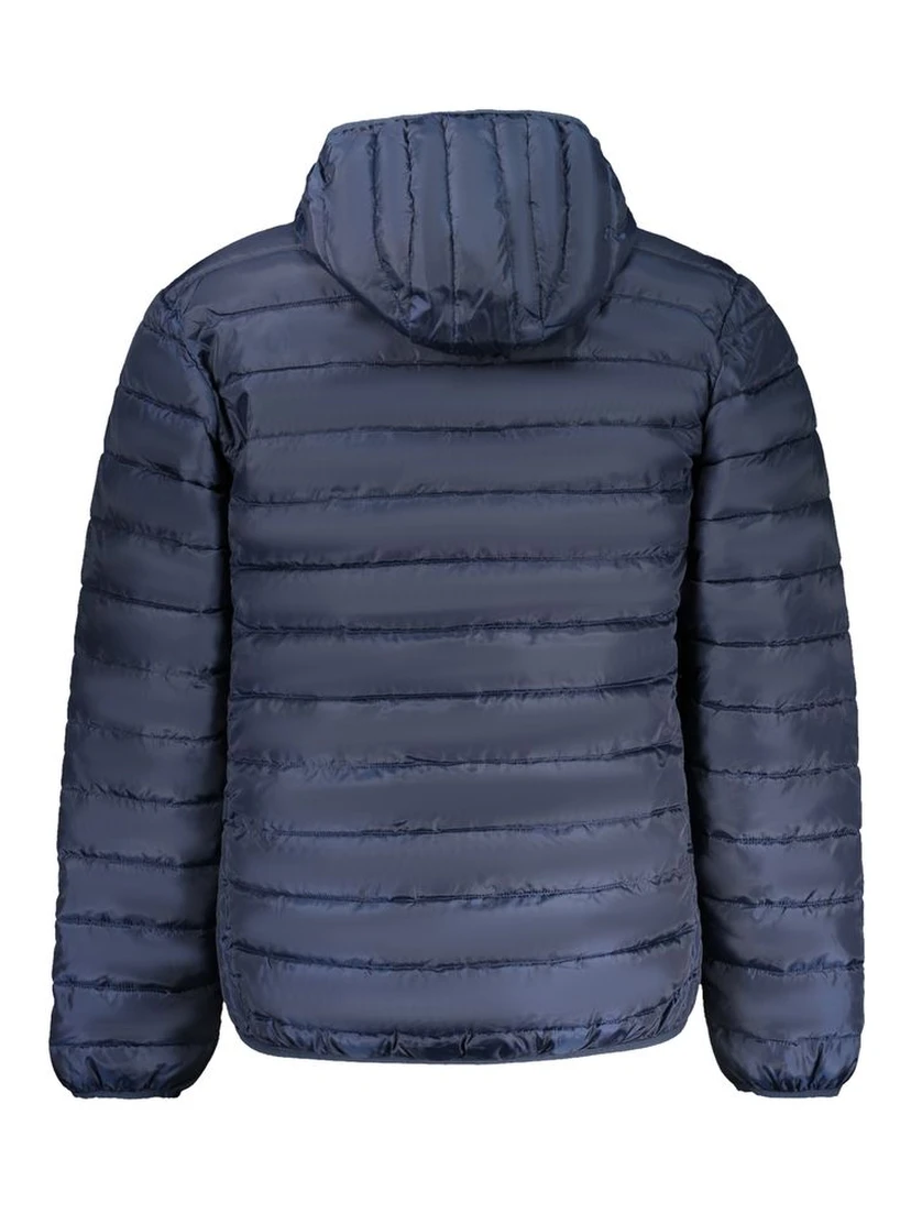 Blu Polyester Men's Jacket