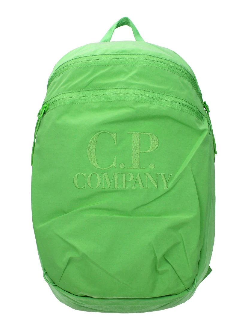 Green Fabric Backpack