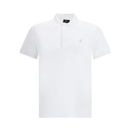 White Cotton Polo Shirt
