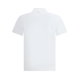 White Cotton Polo Shirt