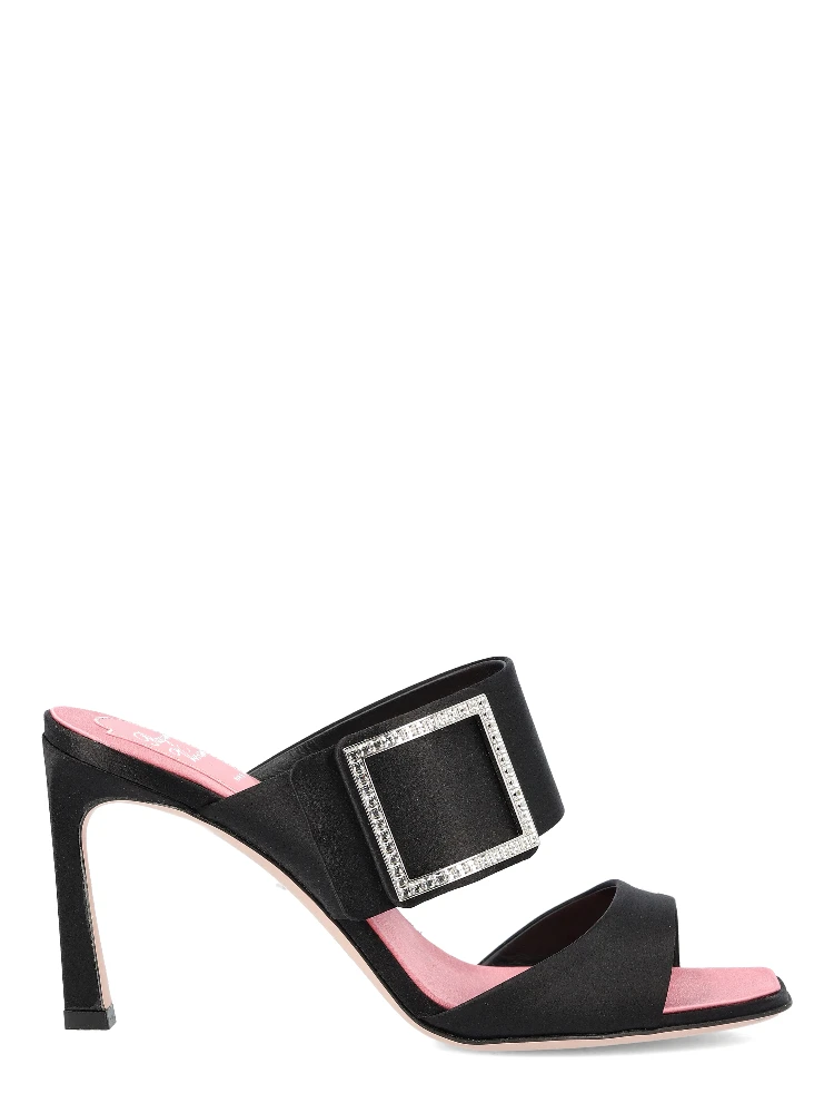 Trompette embellished-buckle mules