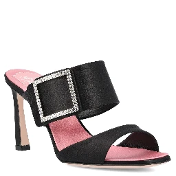 Trompette embellished-buckle mules