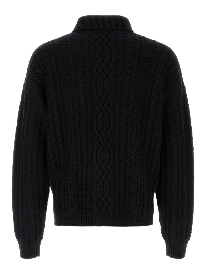 KNIT SWEATER STITCHES MIX REGEN. WOOL