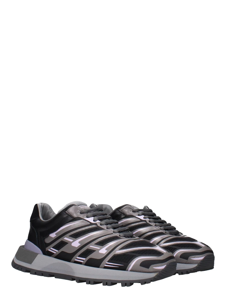 Black Fabric Athletic Sneakers alternative