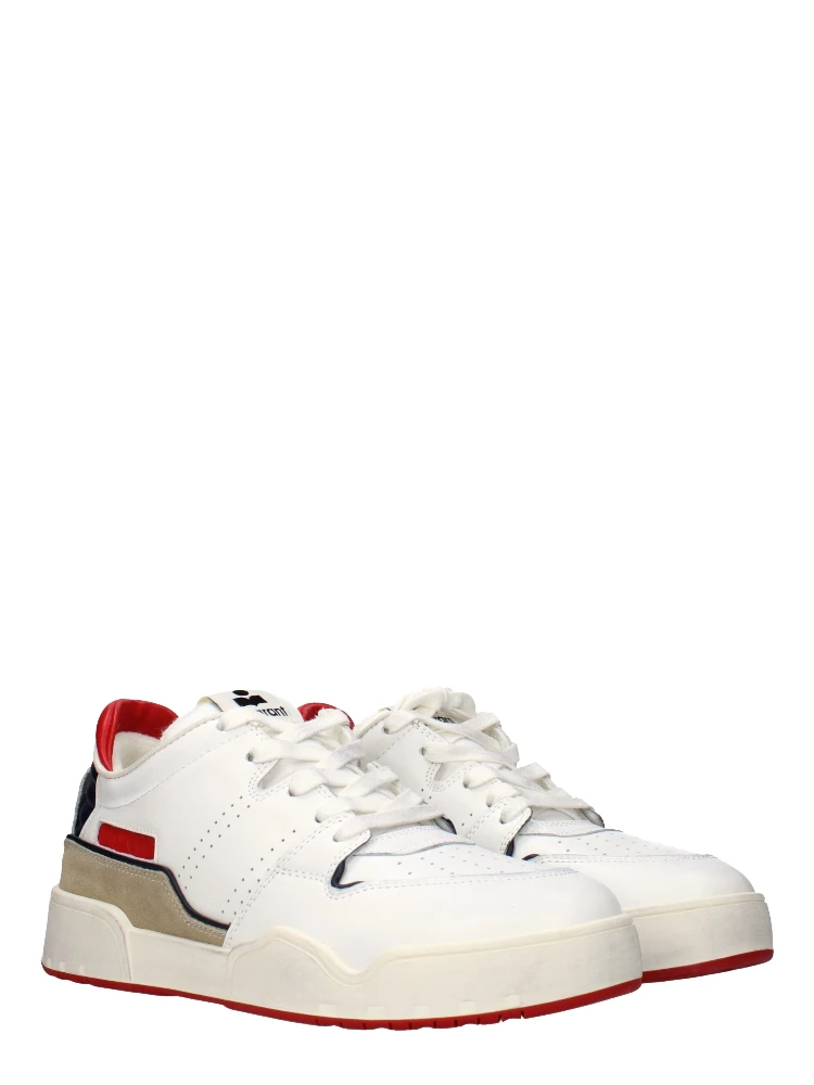 White Leather Low Top Sneakers alternative