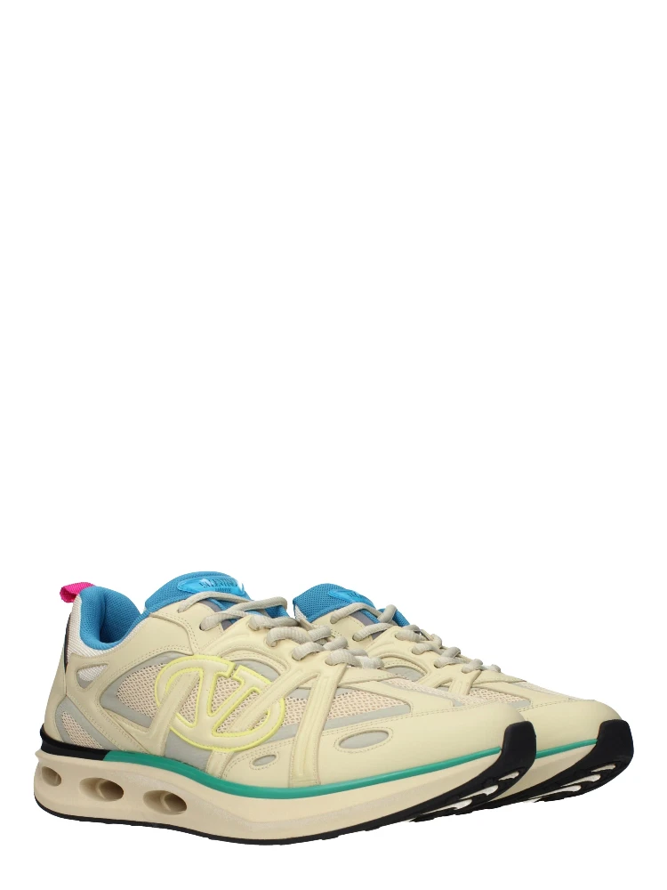 Beige Fabric Athletic Sneakers alternative