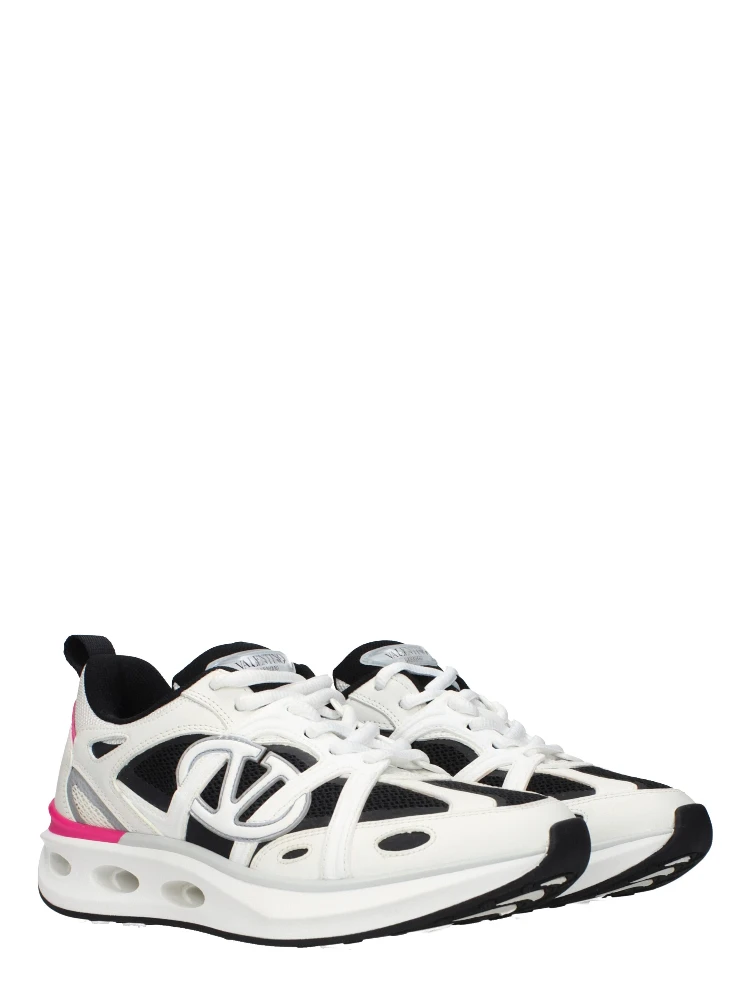 White Fabric Athletic Sneakers alternative