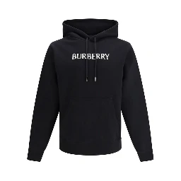 Black Cotton Sweatshirt