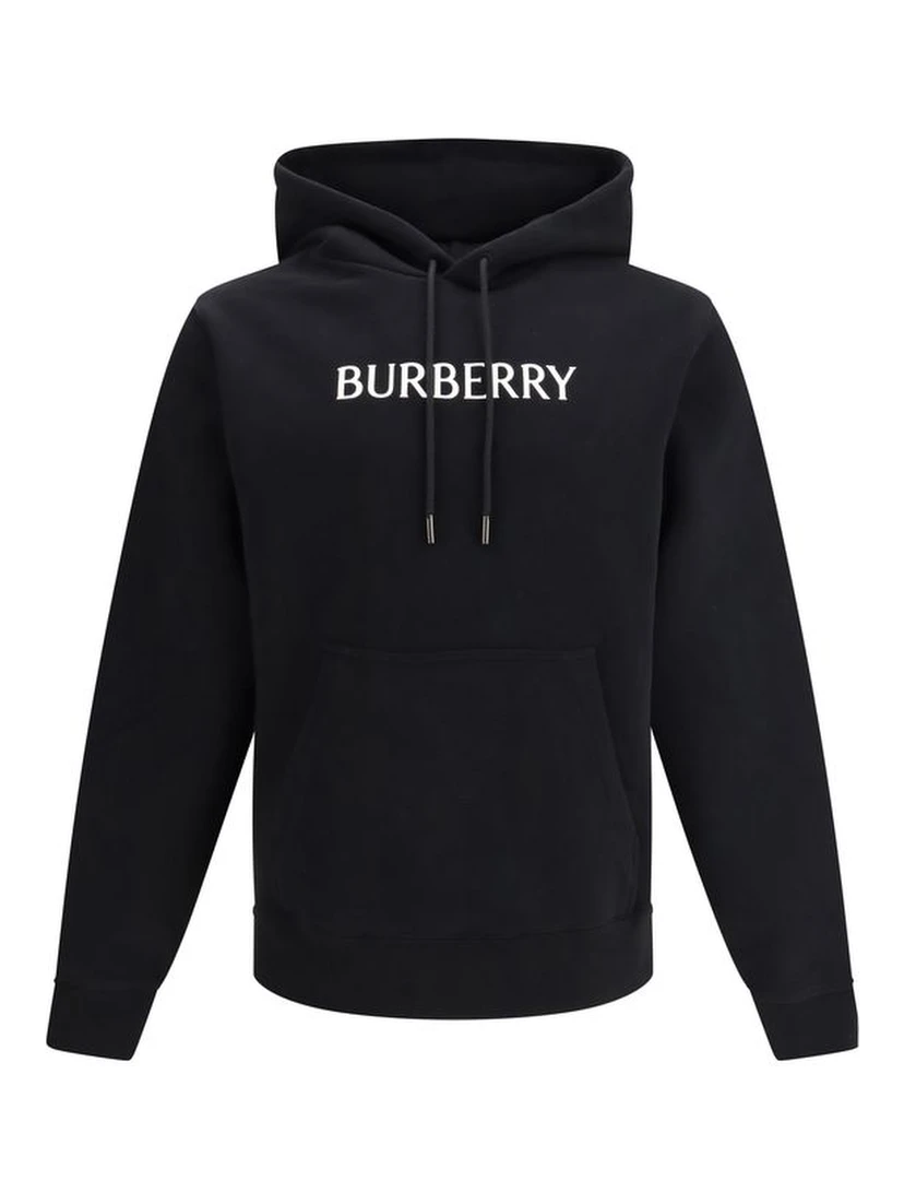 Black Cotton Sweatshirt