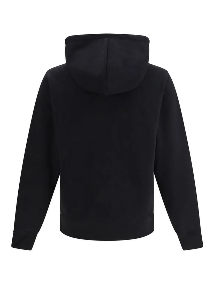 Black Cotton Sweatshirt