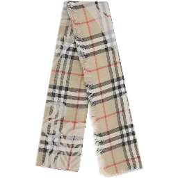 Beige Wool Scarf