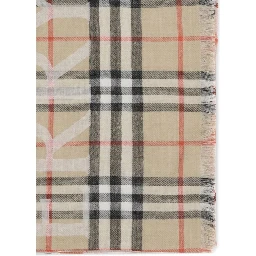 Beige Wool Scarf
