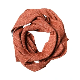 Orange Silk Cashmere Neck Wrap Shawl Scarf