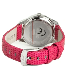 Multicolor Leather Dress Watch