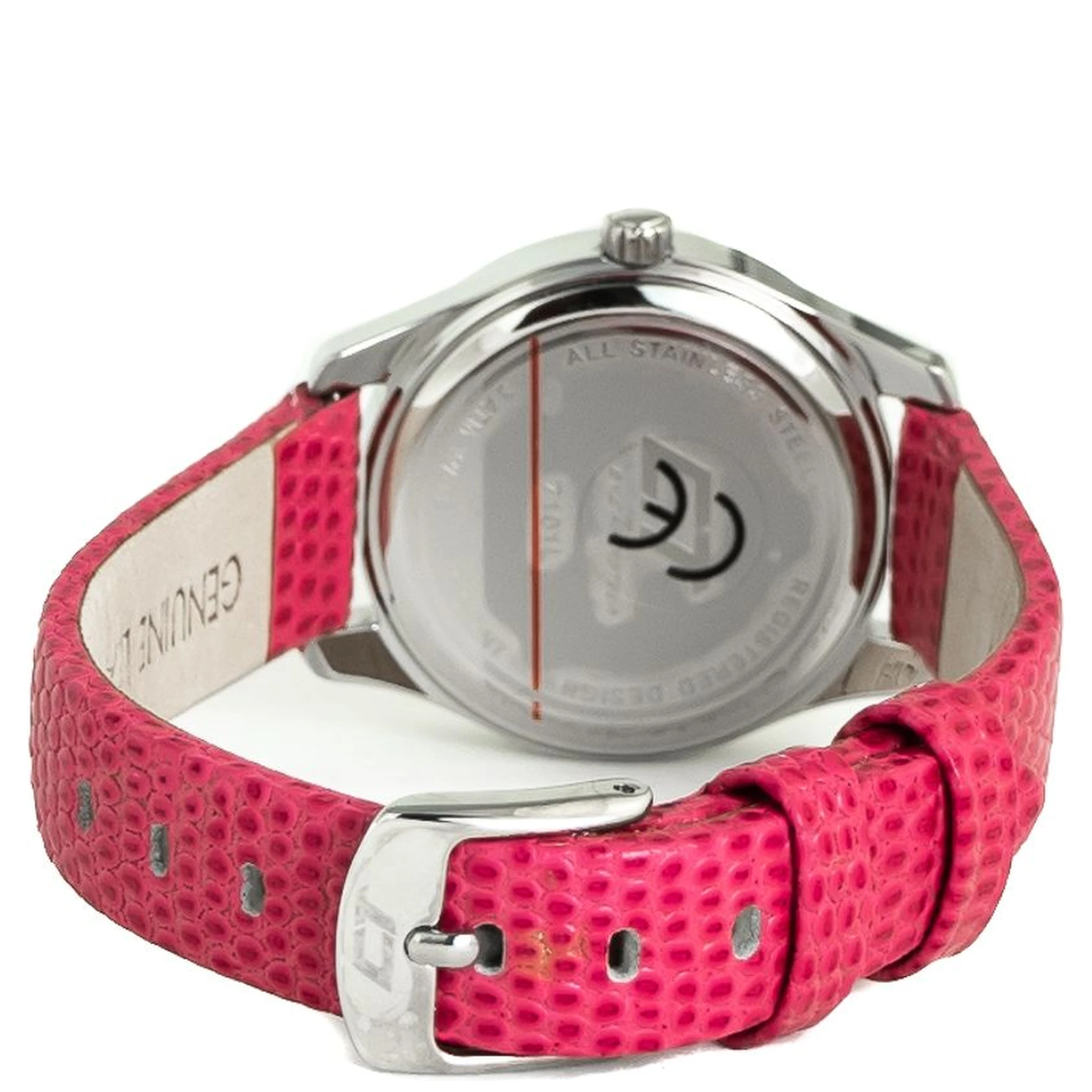Multicolor Leather Dress Watch