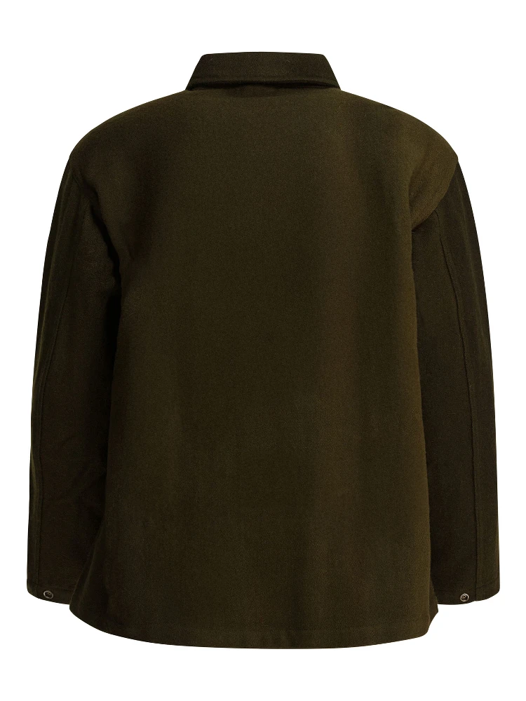 Wool overshirt jacket alternative
