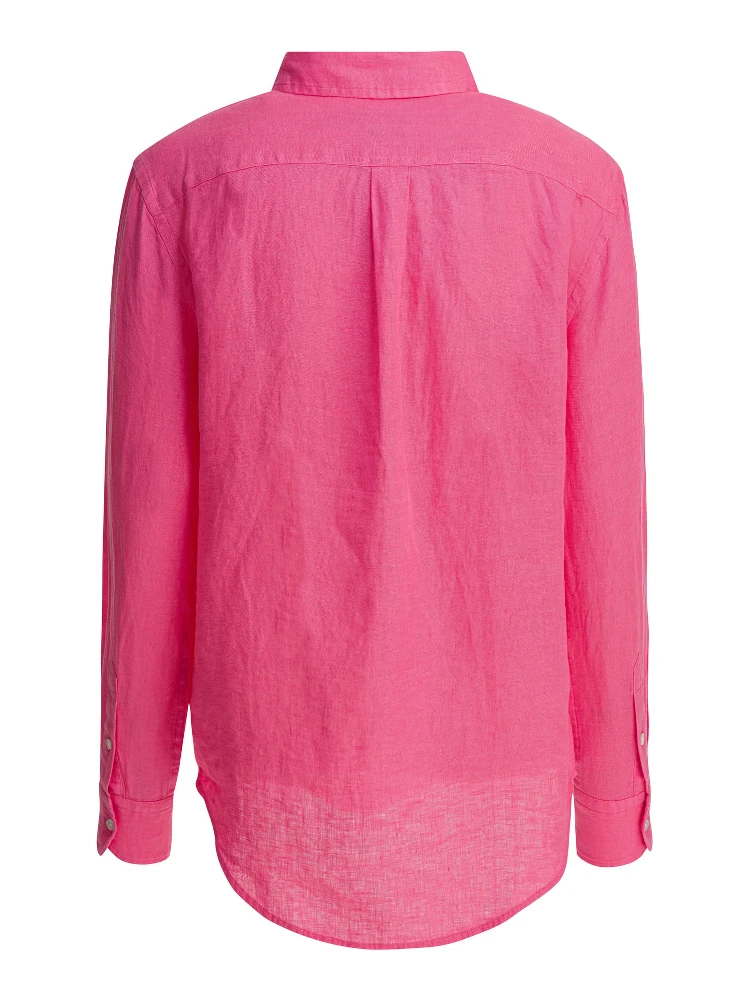 Classic-fit linen shirt alternative