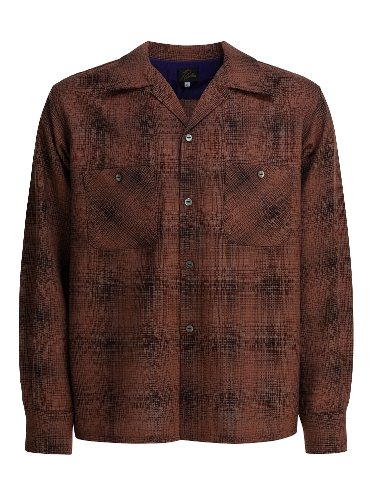 Checked wool "One-Up" shirt
