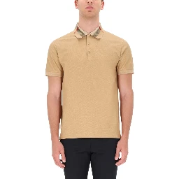 POLO SHIRT WITH "CHECK" COLLAR