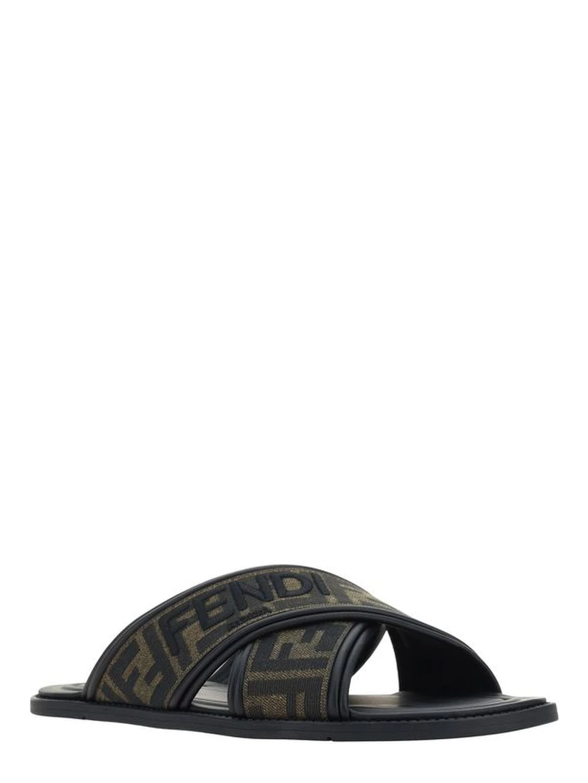 Black Rubber Slippers