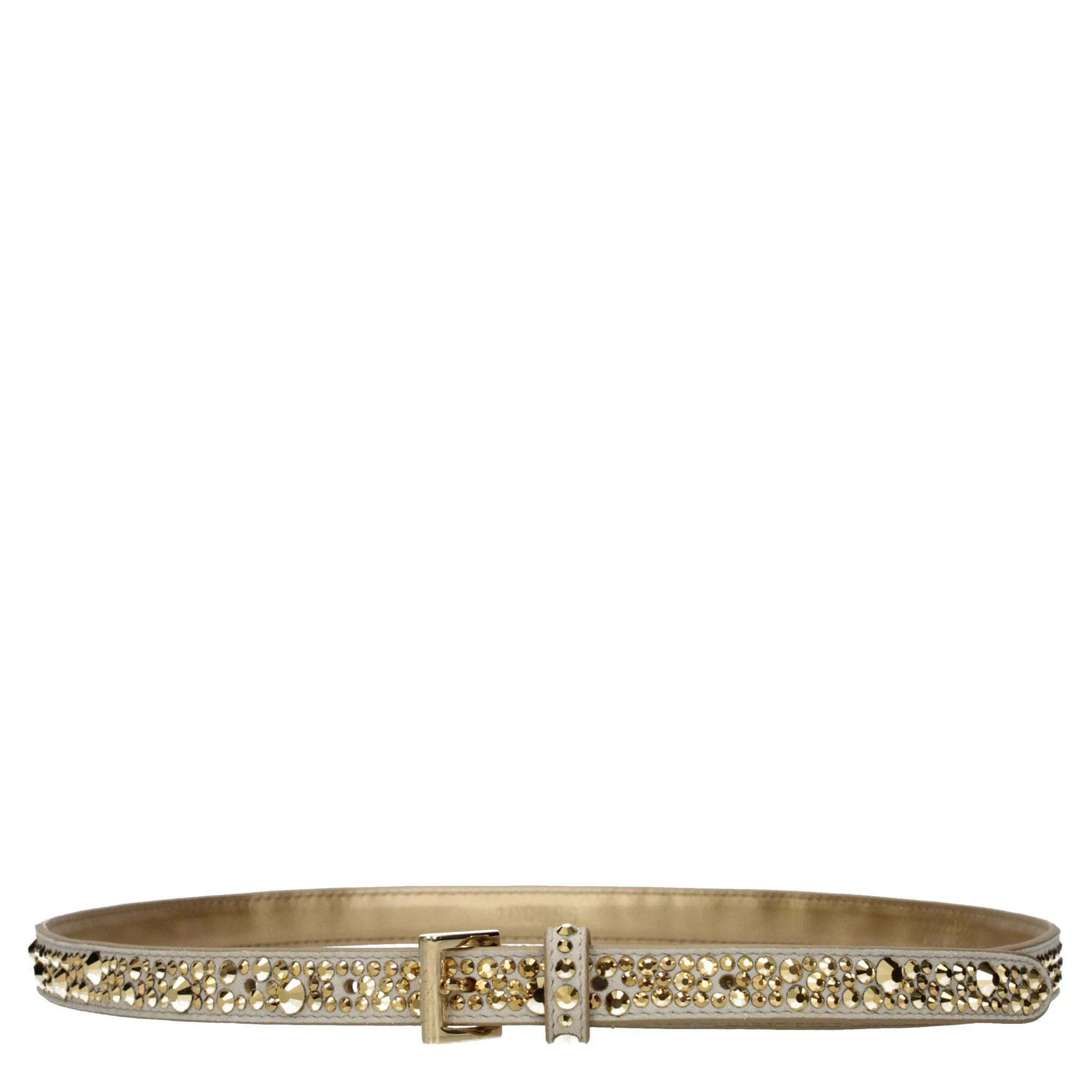 Gold Leather Regular Belt