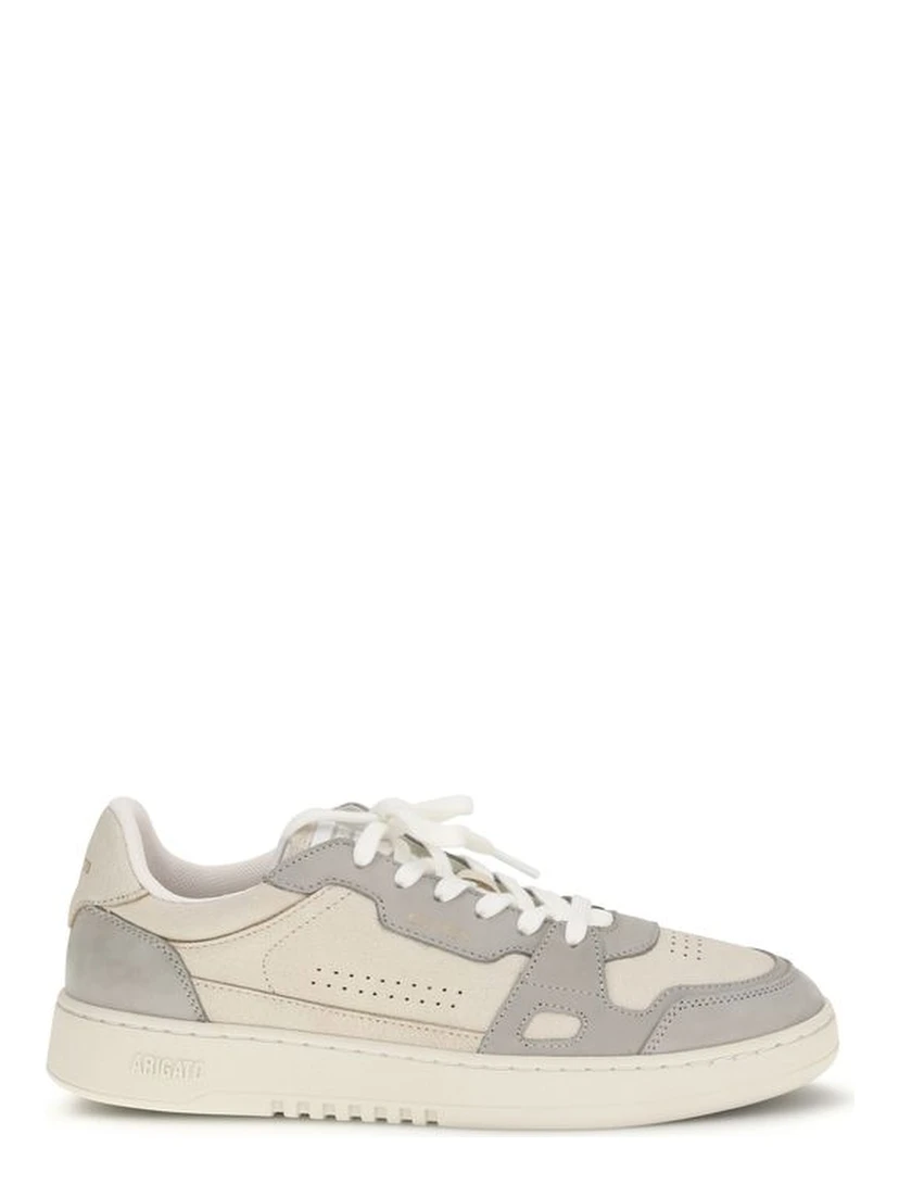 Gray Calf Leather Bos Taurus Athletic Sneakers