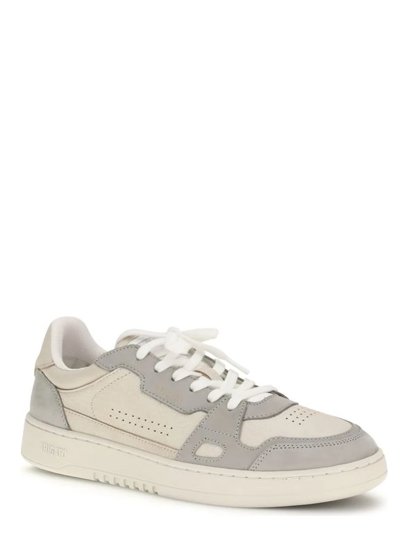 Gray Calf Leather Bos Taurus Athletic Sneakers