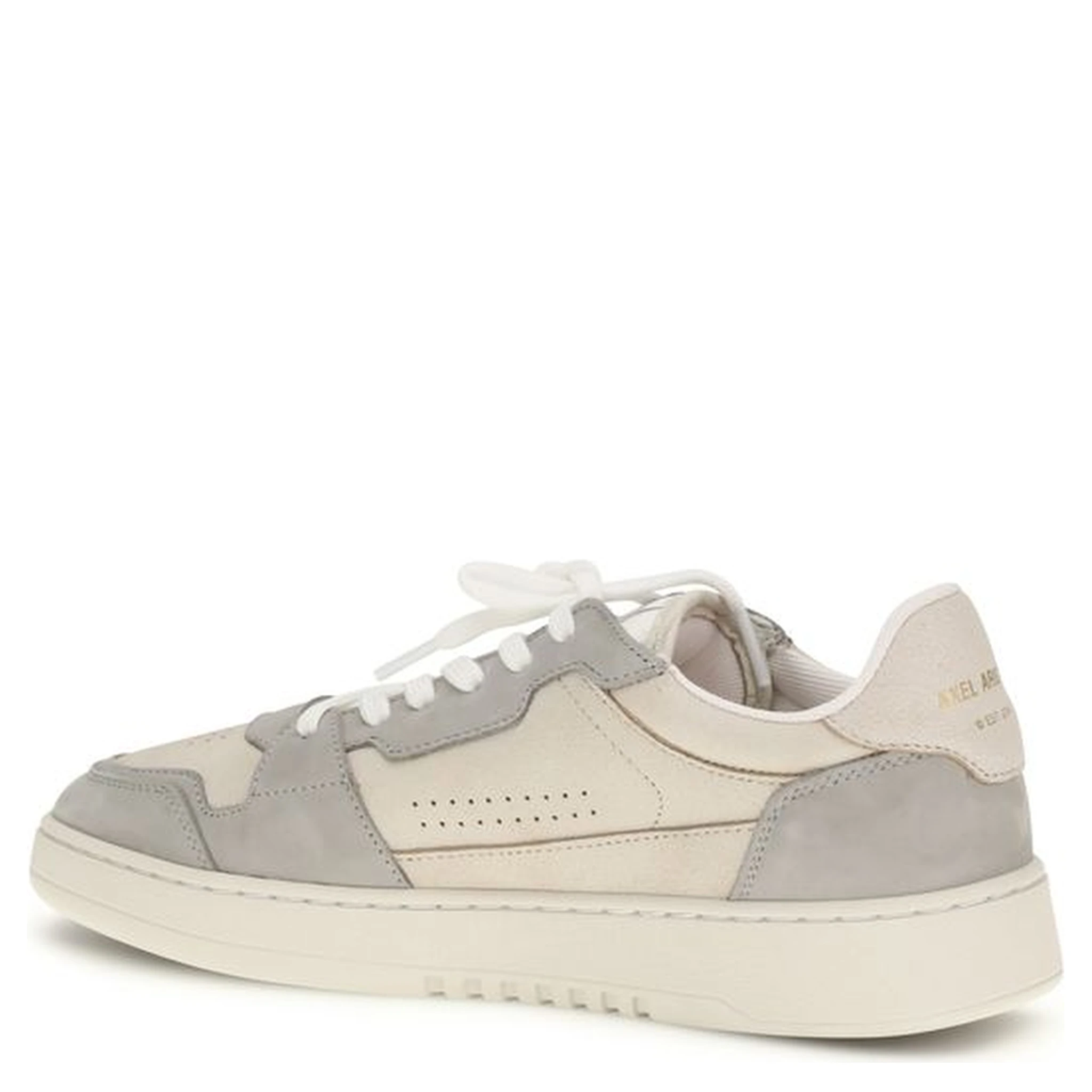 Gray Calf Leather Bos Taurus Athletic Sneakers
