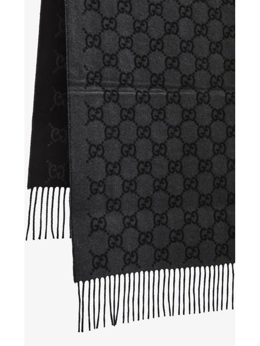 Cashmere scarf GG