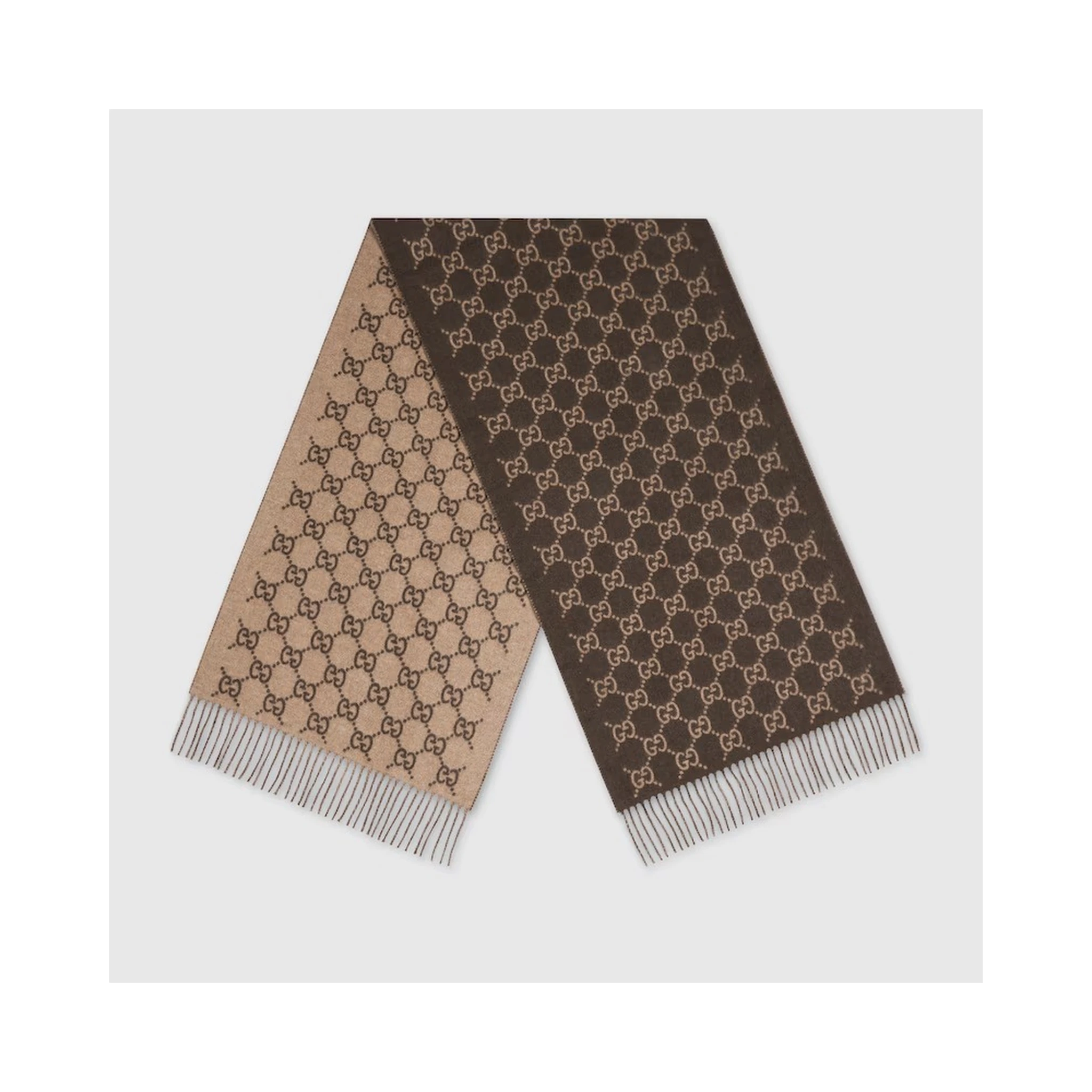 "GG" cashmere scarf