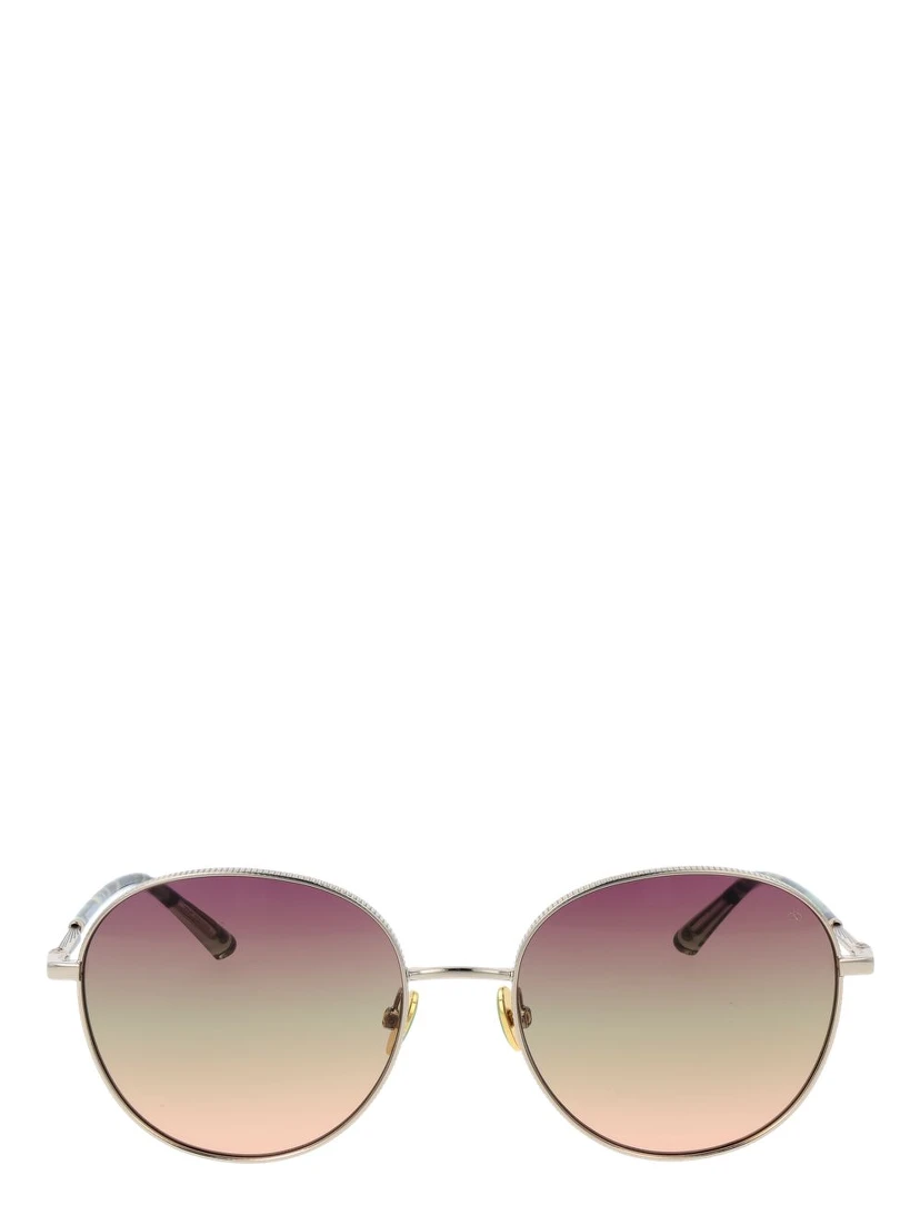 Rose Gold Metal Sunglasses